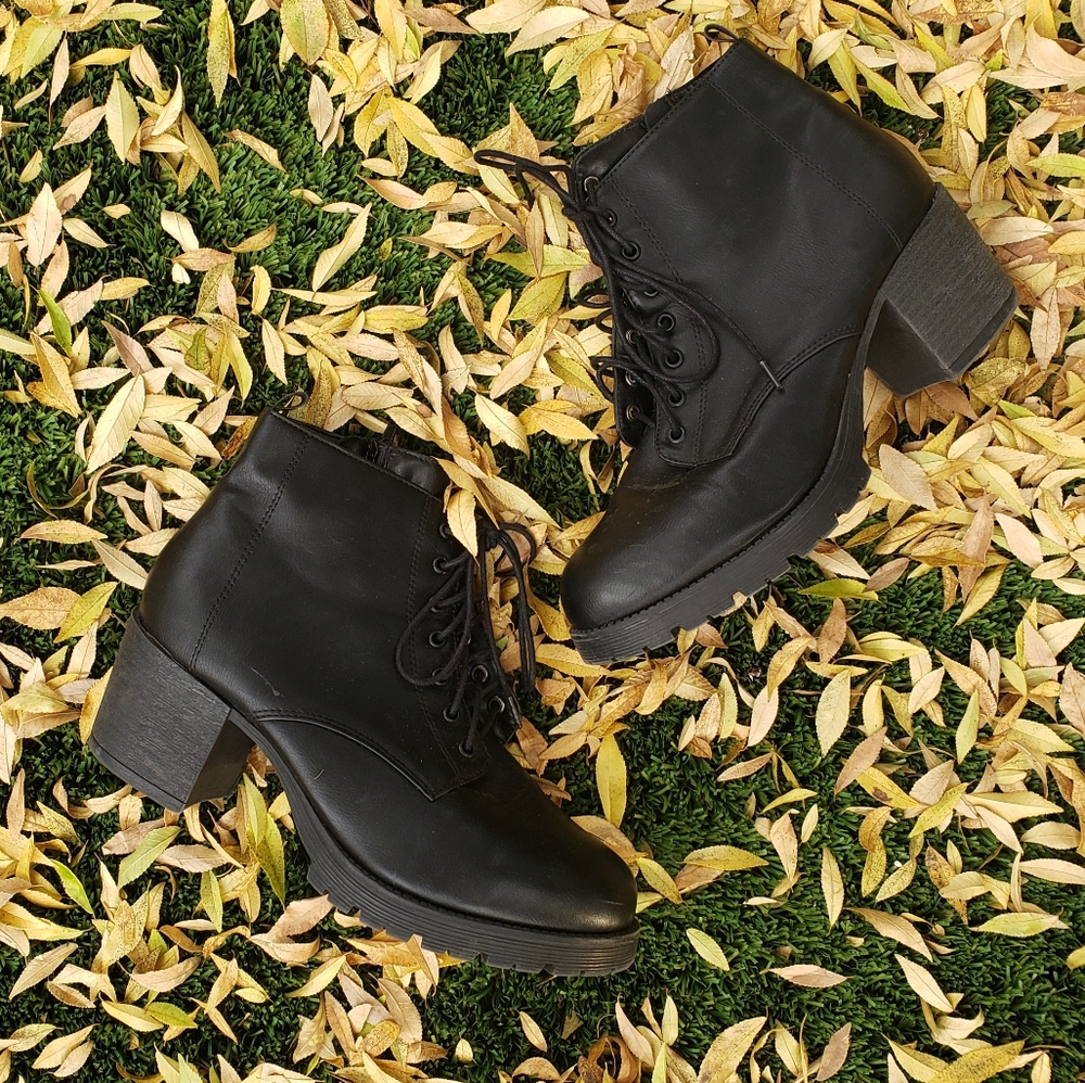 Black Combat Boots